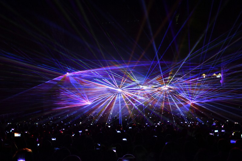 Jean Michel Jarre at Baalbeck Festival